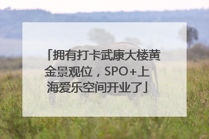 拥有打卡武康大楼黄金景观位，SPO+上海爱乐空间开业了