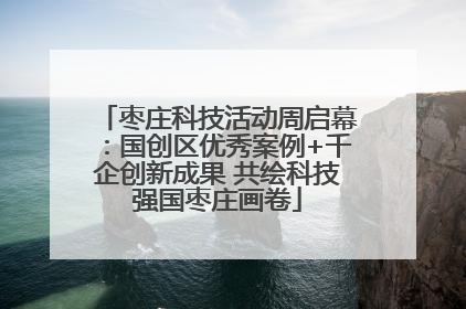 枣庄科技活动周启幕：国创区优秀案例+千企创新成果 共绘科技强国枣庄画卷