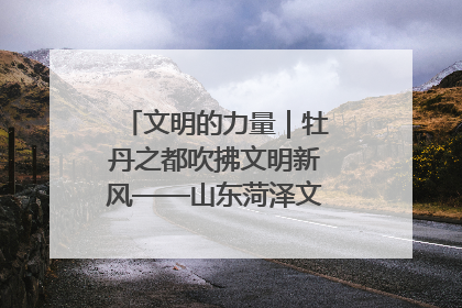 文明的力量｜牡丹之都吹拂文明新风——山东菏泽文明创建一线见闻