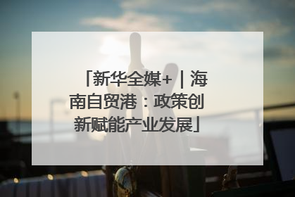 新华全媒+｜海南自贸港：政策创新赋能产业发展