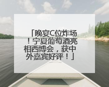 晚宴C位炸场！宁夏葡萄酒亮相西博会，获中外嘉宾好评！