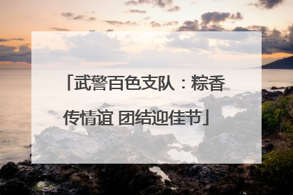 武警百色支队：粽香传情谊 团结迎佳节