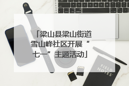 梁山县梁山街道雪山峰社区开展“七一”主题活动