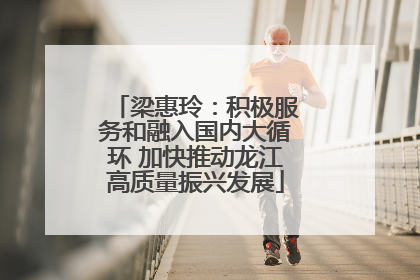 梁惠玲：积极服务和融入国内大循环 加快推动龙江高质量振兴发展
