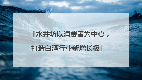 水井坊以消费者为中心，打造白酒行业新增长极