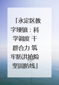 永定区教字垭镇：科学调度 干群合力 筑牢防洪抢险坚固防线