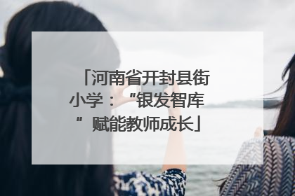 河南省开封县街小学：“银发智库”赋能教师成长