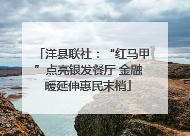 洋县联社：“红马甲”点亮银发餐厅 金融暖延伸惠民末梢