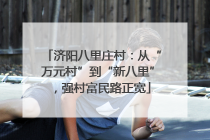 济阳八里庄村：从“万元村”到“新八里”，强村富民路正宽