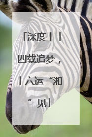 深度丨十四载追梦，十六运“湘”见