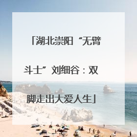 湖北崇阳“无臂斗士”刘细谷：双脚走出大爱人生