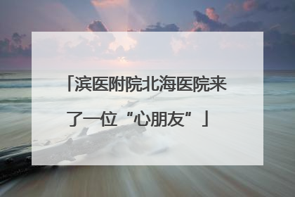 滨医附院北海医院来了一位“心朋友”
