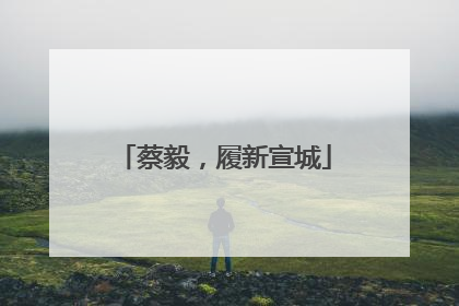 蔡毅，履新宣城