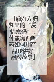 藏在左归丸里的“爱情密码”：仲景宛西制药如何用产品IP讲好品牌故事
