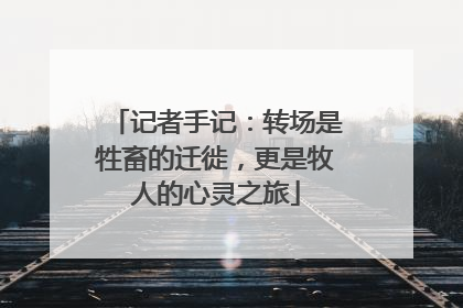 记者手记：转场是牲畜的迁徙，更是牧人的心灵之旅
