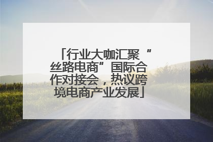 行业大咖汇聚“丝路电商”国际合作对接会，热议跨境电商产业发展