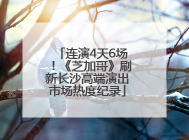 连演4天6场！《芝加哥》刷新长沙高端演出市场热度纪录