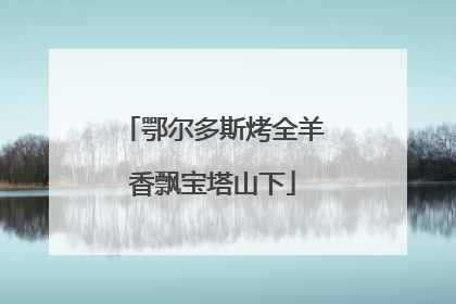 鄂尔多斯烤全羊香飘宝塔山下