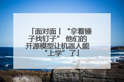 面对面丨“拿着锤子找钉子” 他们的开源模型让机器人能“上学”了