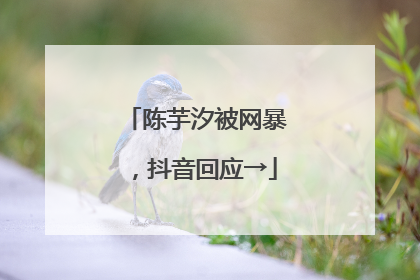 陈芋汐被网暴，抖音回应→
