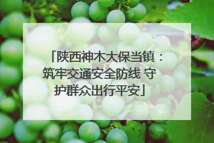 陕西神木大保当镇：筑牢交通安全防线 守护群众出行平安