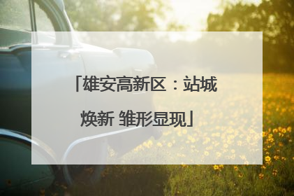 雄安高新区：站城焕新 雏形显现