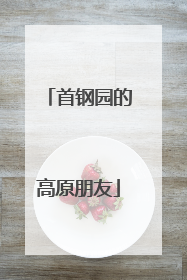 首钢园的高原朋友