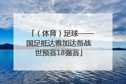 （体育）足球——国足抵达雅加达备战世预赛18强赛