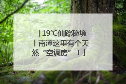 19℃仙踪秘境丨南漳这里有个天然“空调房”！