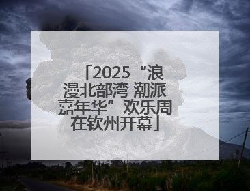 2025“浪漫北部湾 潮派嘉年华”欢乐周在钦州开幕