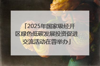 2025年国家级经开区绿色低碳发展投资促进交流活动在蓉举办