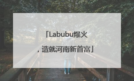 Labubu爆火，造就河南新首富
